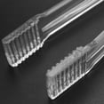 thumbnail image 2 of 8 Pcs Plastic Buffet Serving Tongs Mini Serving Utensil Tongs Appetizers Tongs Clear Kitchen Tongs 63 Inch Small Ice, 2 of 5