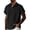 Black_#02, variant on Nokdvo Men Golf Shirts Plus Size Lapel Button Down Solid Color Pullover Shirts Spring Summer Casual Short Sleeve Loose Golf Polo,Coffee M