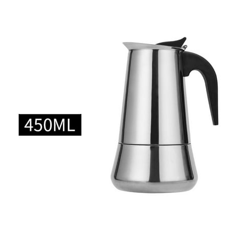 

RAINB 2-10 Cup Stainless Steel Espresso Maker Cup Stove Top Coffee Percolator Moka Pot