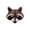Brown, variant on Halloween Decorations Rabbit Mask, 7.09 x 12 in PU Leather Animal Costume Prop, Halloween Party Decorations for Masquerade Carnival Party (White)
