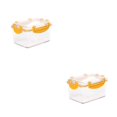 thumbnail image 4 of Billuyoard Caja de almacenamiento de granos organizador duradero con contenedores de almacenamiento aerodinámico ampliamente caja de naranja 2Conjunto, 4 of 6