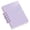 Light Violet, variant on Dusknt Discbound Pocket NoteBo0k, Removable Loose Leaf Notepad, Portable Memo Journal for Sch00l Work Daily Notes, 10*7,