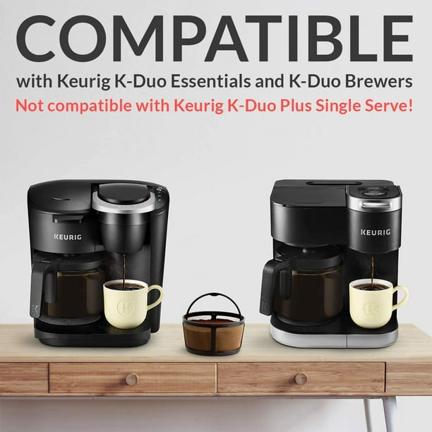 Filtro de cafe reutilizable keurig k duo solo para cafeterias k Duo essentials y k Duo filtros de cafe permanentes para cafeterias keurig duo y k
