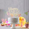 thumbnail image 4 of Cake Topper Naicaek Hecho a Mano con Brillo de Madera para Cumpleaños, 4 of 6