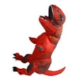 thumbnail image 2 of Disfraz de dinosaurio T-Rex inflable para Halloween, cosplay, fiesta, Navidad, niño, 120-140 cm, rojo, 2 of 14