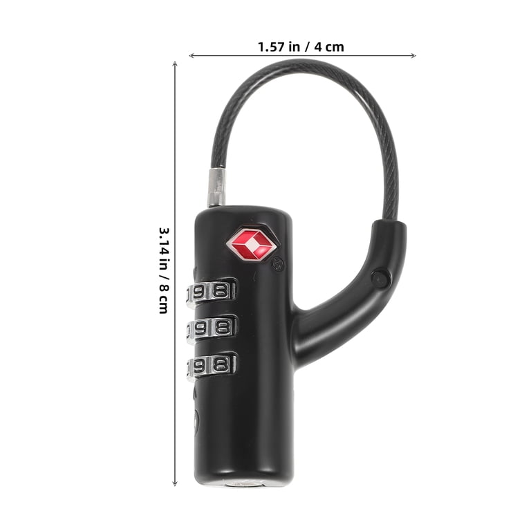 backpack locks travel TSA Approved Luggage Cable Lock This TSA Backpacking Security: How To Avoid