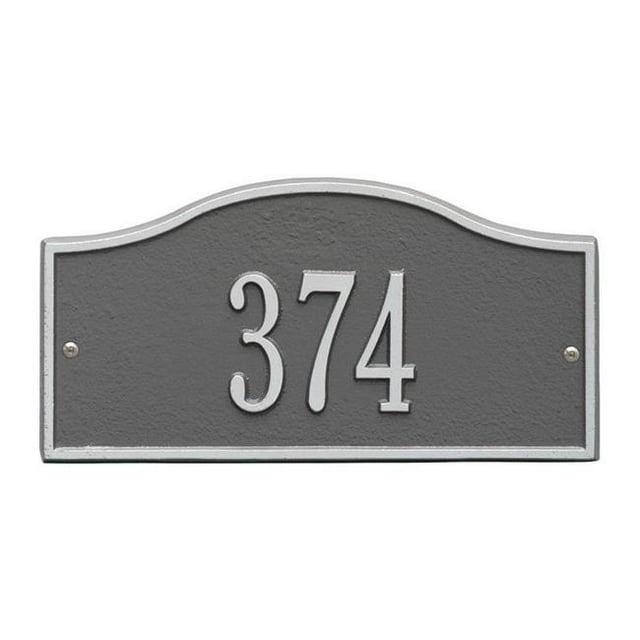 Whitehall 1052PS Rolling Hills Plaques - Mini Wall - One Line- Pewter/Silver