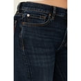 thumbnail image 4 of 7 For All Mankind Women's Dark Wash Mid Rise Rebel Dojo Trouser Stretch Denim - 7U45144A-EEL 30W x 34L, 4 of 4