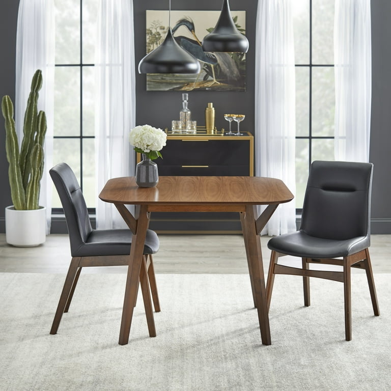 TMS Compact Dining Table for Small Room, Vance Square 39.3in TMS Compact Dining Table for Small Room, Vance Square 39.3in