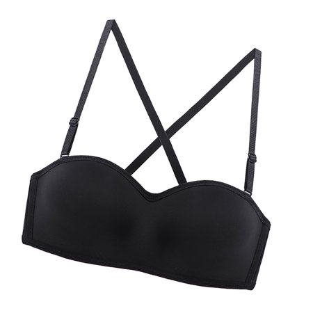 

Seamless Bra Invisible Wireless Thin Cup up Push Removable Non-slip 3D Bra