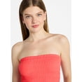 thumbnail image 4 of No Boundaries Seamless Textured Tube Top, Women's XXS-XXL, 4 of 5