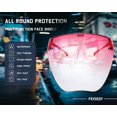 thumbnail image 6 of FEISEDY Full Cover Face Visor Protective Glasses Mirror Shield Sunglasses Anti Fog B2781, 6 of 14