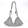 thumbnail image 3 of 2026 Rhinestone Purses For Women The Clutch Sparkly Evening Handbag Party Club Wedding Bling Hobo Bag, 3 of 5