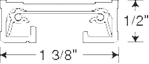 Juno Lighting Track Section, 4 ft, White R 4FT WH
