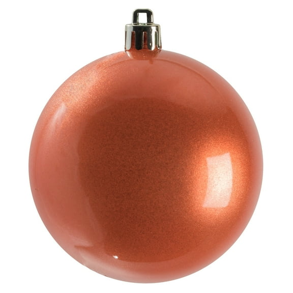 Vickerman 4" Coral Candy Ball Ornament, 6 per Bag