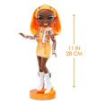 thumbnail image 3 of Rainbow High Michelle: Poupée-mannequin orange, 3 of 6