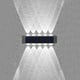 thumbnail image 1 of 4 Luces Solares de Pared | Lámparas Led Impermeables para Exteriores | Apliques Modernos de Plástico Negro | Iluminación Solar Vertical para Jardín, Porche, Patio, Pasarela, 1 of 6