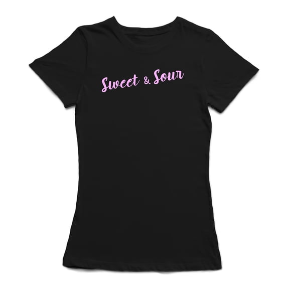 "Sweet & Sour" Trendy Quote Women's T-shirt