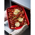 thumbnail image 3 of Baking Bowl Cheese Baked Rice Roasting Pan Household Ceramic Large Baking Double Ear Rectangular Microwave Oven Roasting Pan, 3 of 3
