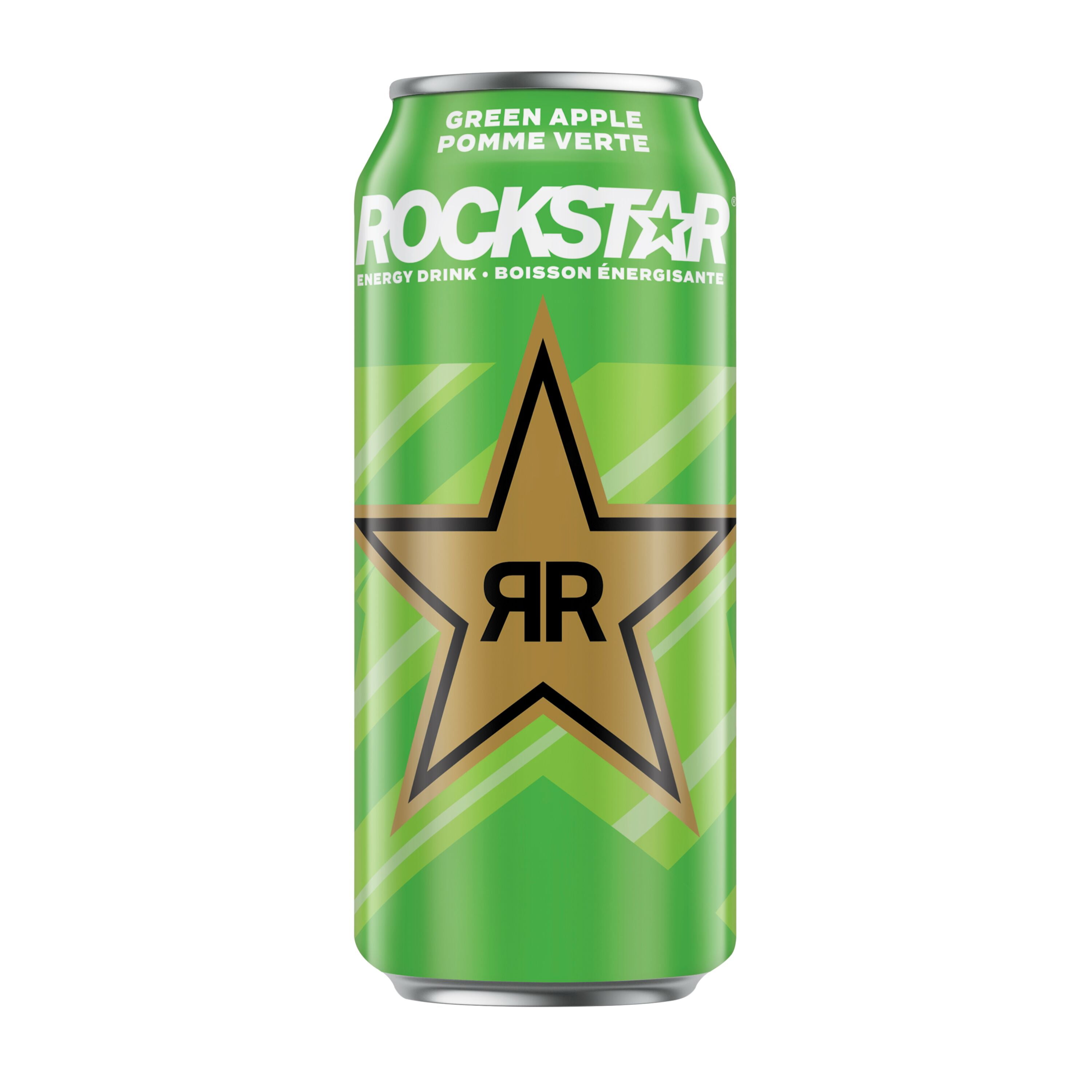 Rockstar Revolt Green Apple Energy Drink 473mL, Can, 473 mL