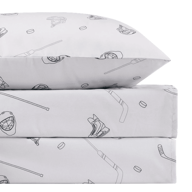 Bouclair Multicolour Kalo Hockey Print Sheet Set Double