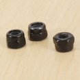 thumbnail image 4 of M2 Placa de zinc Nylock Inserto de nailon Hex Tuercas negras 50 piezas, 4 of 5