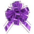 thumbnail image 1 of 12pcs 9" Extra Large Pull Bow Metallic Gift Wrapping Bows Ribbon Organza Purple for Wedding Baskets Presents, 1 of 6