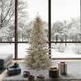 thumbnail image 2 of Vickerman K166375 Arbre de Noël Artificiel en Sapin Champagne 7.5 Pi x 52 Po Non Éclairé avec 1634 Bouts, 2 of 3