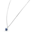 thumbnail image 2 of SuperJeweler 1 1/2 Carat Tanzanite Necklace In Sterling Silver, 8MM, 18 Inches For Women, 2 of 5