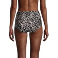 thumbnail image 3 of Calvin Klein Womens Animal-Print Pleated High-Waist Bikini Bottoms;X-Large, 3 of 3