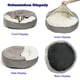 thumbnail image 4 of Cama Pequeña Cama Para Perros Camas de Perros y Gato Cueva Conpa Con Capucha Camas de Gato Esponjosas Para Camas Redondas Para Interiores para mascotas Grandes, 4 of 7