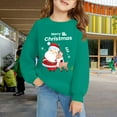thumbnail image 2 of XIYNBAOK Christmas Tshirts Christmas T Shirts Family Christmas Bow Shirt Girls White Top Trendy Clothes Boys Clothes Size 6 3t Clothes, 3-4 Years, 2 of 6