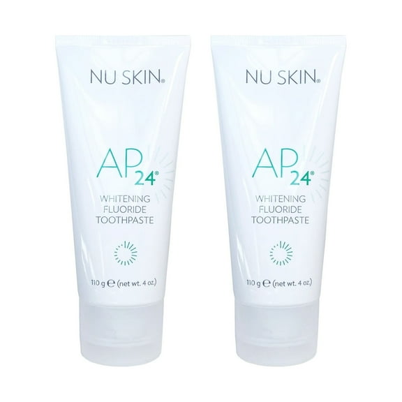 Nu Skin AP 24 Whitening Fluoride Toothpaste, Mint, 4 oz, 2 Pack
