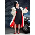 thumbnail image 2 of Plus Size Cruella De Vil Women's Deluxe Coat Costume, 2 of 15