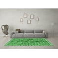 thumbnail image 3 of Ahgly Company Indoor Square Persian Emerald Green Traditional Area Rugs, 5' Square, 3 of 4