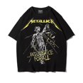 thumbnail image 1 of Camiseta de Heavy Metal para hombre y mujer, camisa de algodón con estampado Retro, estilo Rock Punk, música, moda de verano, novedad de 2023, envío gratis xuanjing unisex, 1 of 2
