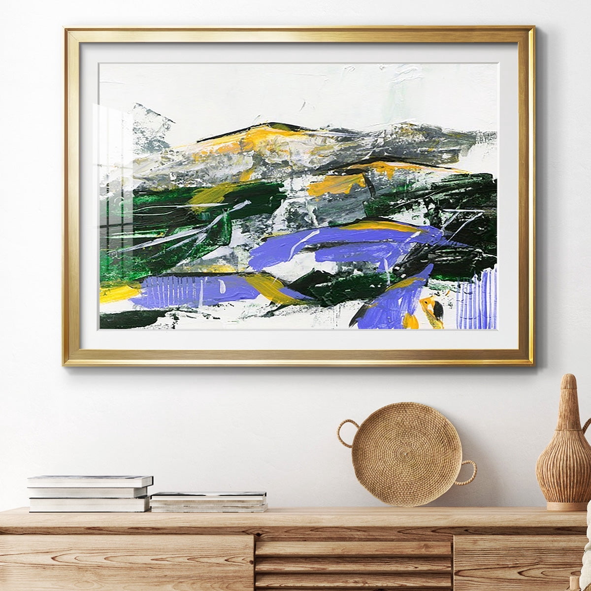 Silent Mountain II Premium Framed Print - Ready to Hang