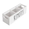 thumbnail image 2 of 3 Compartment Remote Control Organizer Box With Handle For TV DVD BluRay Media Player And Other Control, 2 of 6
