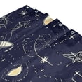 thumbnail image 3 of Space Themed Pattern 72x72 Waterproof Shower Curtain Liners Durable Metal C-Hooks Fade-Proof Thermal Print Anti-Splash, 3 of 5