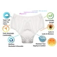 thumbnail image 3 of Comfort Finds Women Reusable Cool Dry Incontinence Panty - Adult Diaper Alternative - Real Fit Underwear - Peace of Mind Protection You Can Depend On (3 Pack, Medium), 3 of 7