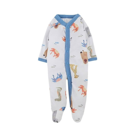 Mameluco Baby Creysi One For You Niño 3M Estampado de Animales Friends Azul