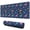 Dark Blue Space, variant on Long Mouse Pads for Desk,Dark Blue Space Dinosaur Pattern Desk Mats on Top Of Desks, Desk Mouse Pad Extra Large with 3mm Non-Slip Base and Stitched Edge for Gaming,Office,Work,Home 31.5"x11.8"