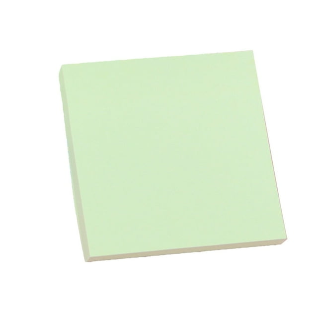 Dvruxg Sticky Notes 3x3 Inches, Self-Stick Pads, Easy to Post for Home, Office, Notebook(Green)