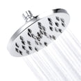 thumbnail image 2 of Cabezal de Ducha de Alta Presión, Cabezal de Ducha de Lluvia de 4 pulgadas Ajustable 360 Grados G1/2 Acero Inoxidable Ultra Delgado, 2 of 5