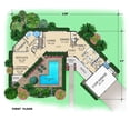 thumbnail image 6 of 015-913: Luxury Contemporary 3 Bed, 5 Bath Luxury Home Plan, 4532 Sq Ft: Full Blueprints with License to Build by Home Plan Marketplace - Lesuto, 6 of 7