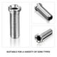 thumbnail image 3 of 5 tornillos de acero inoxidable para colador de desagüe de fregadero de 35 mm Tapones para fregadero de cocina Pestillo para lavabo Tapón para evitar obstrucciones y asegurar un drenaje suave, 3 of 7