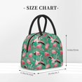 thumbnail image 2 of Fotbe Tropical Flamingo Pattern Lunch Bag, Insulated Lunch Box, Small Leakproof Cooler Food Lunch Containers Reusable High Capacity Lunch Tote Bags for Work, Travel, Outdoor, 2 of 6