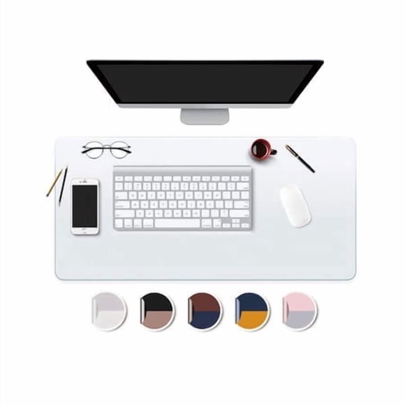 Office Desk Blotter Pad Clear Mats Table Protector PVC Writing Mat Plastic Desk Overlay for Laptop Computer Desktop Keyboard Pads Vinyl Wipeable Waterproof Home with Mouse Pad Mat Extra Large 24x48"