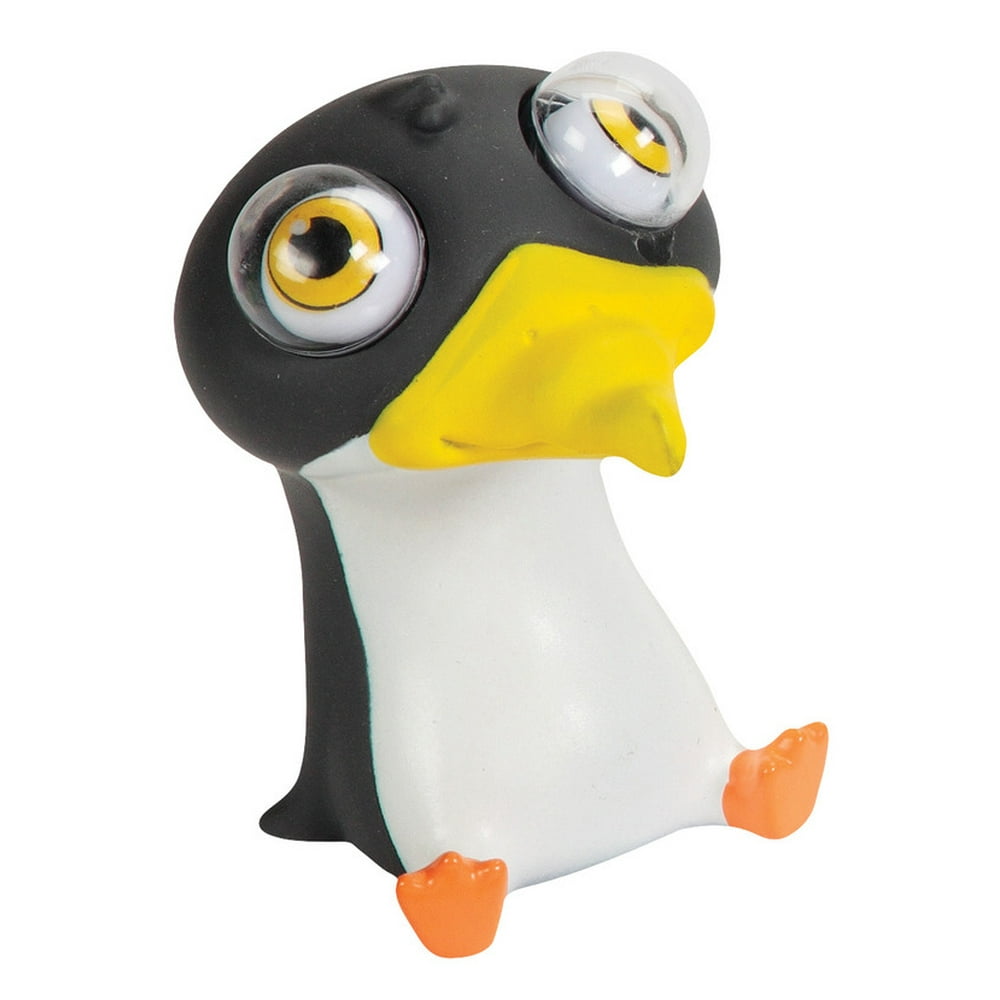 Warm Fuzzy Toys Poppin' Peeper Penguin Fidget Toy, 3 Inches Walmart