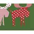 thumbnail image 2 of Simply Daisy 18" x 30" Merry Moose Holiday Animal Print Kitchen Towel, 2 of 2
